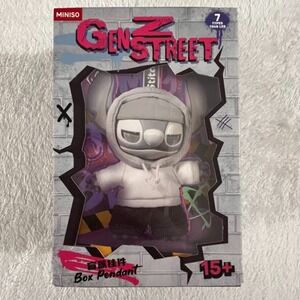 Miniso Stitch Gen Z Street Series Vinyl Plush Pendant Disney Blind Box